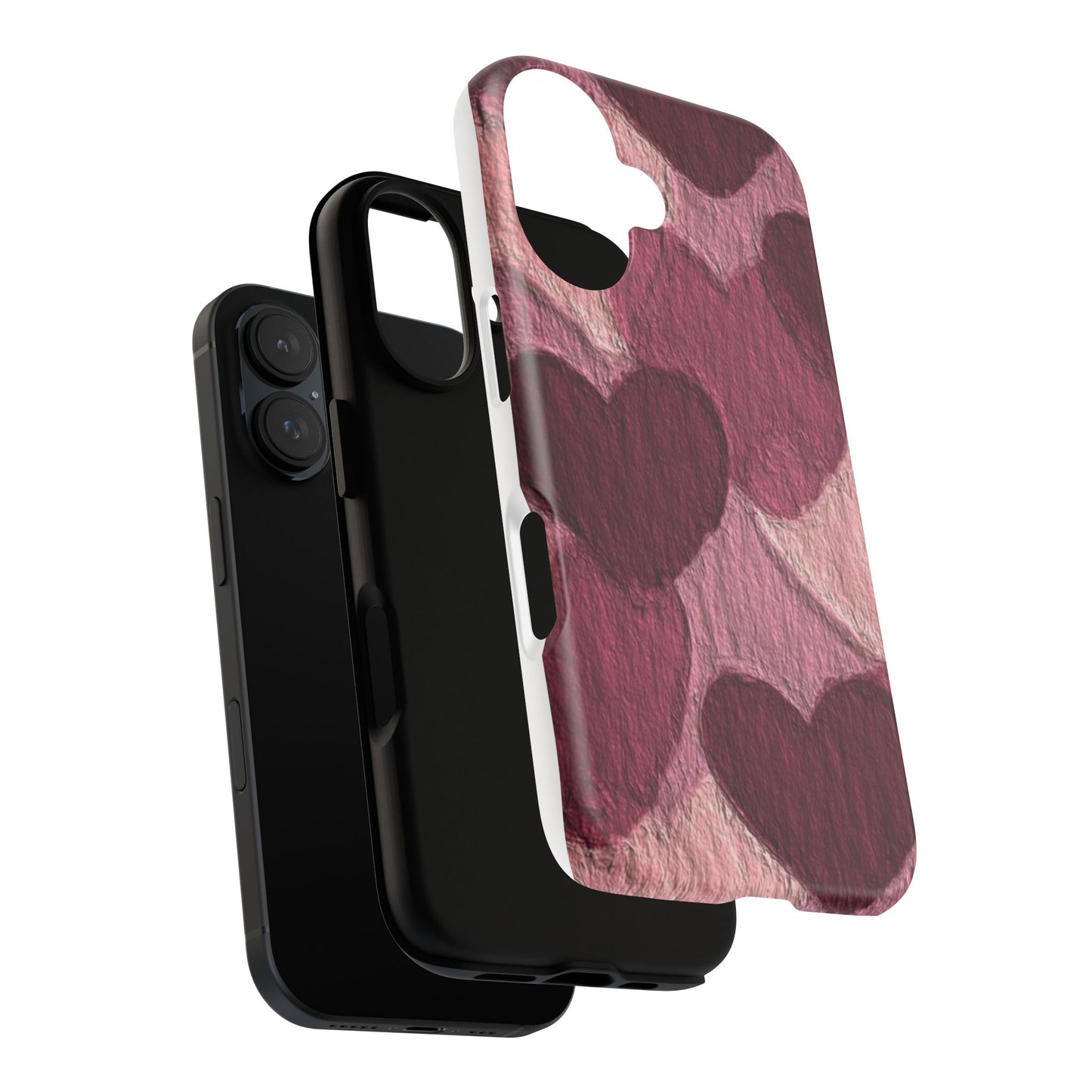 Heartfelt Phone Case, Tough Cases for Love, Stylish Heart Phone Cover, Valentine's Day Gift, Romantic Gift Idea