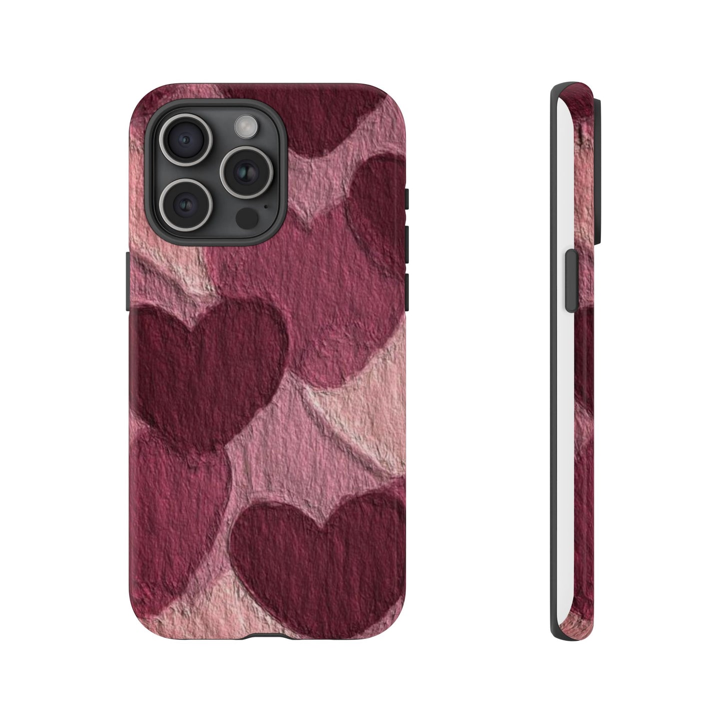 Heartfelt Phone Case, Tough Cases for Love, Stylish Heart Phone Cover, Valentine's Day Gift, Romantic Gift Idea