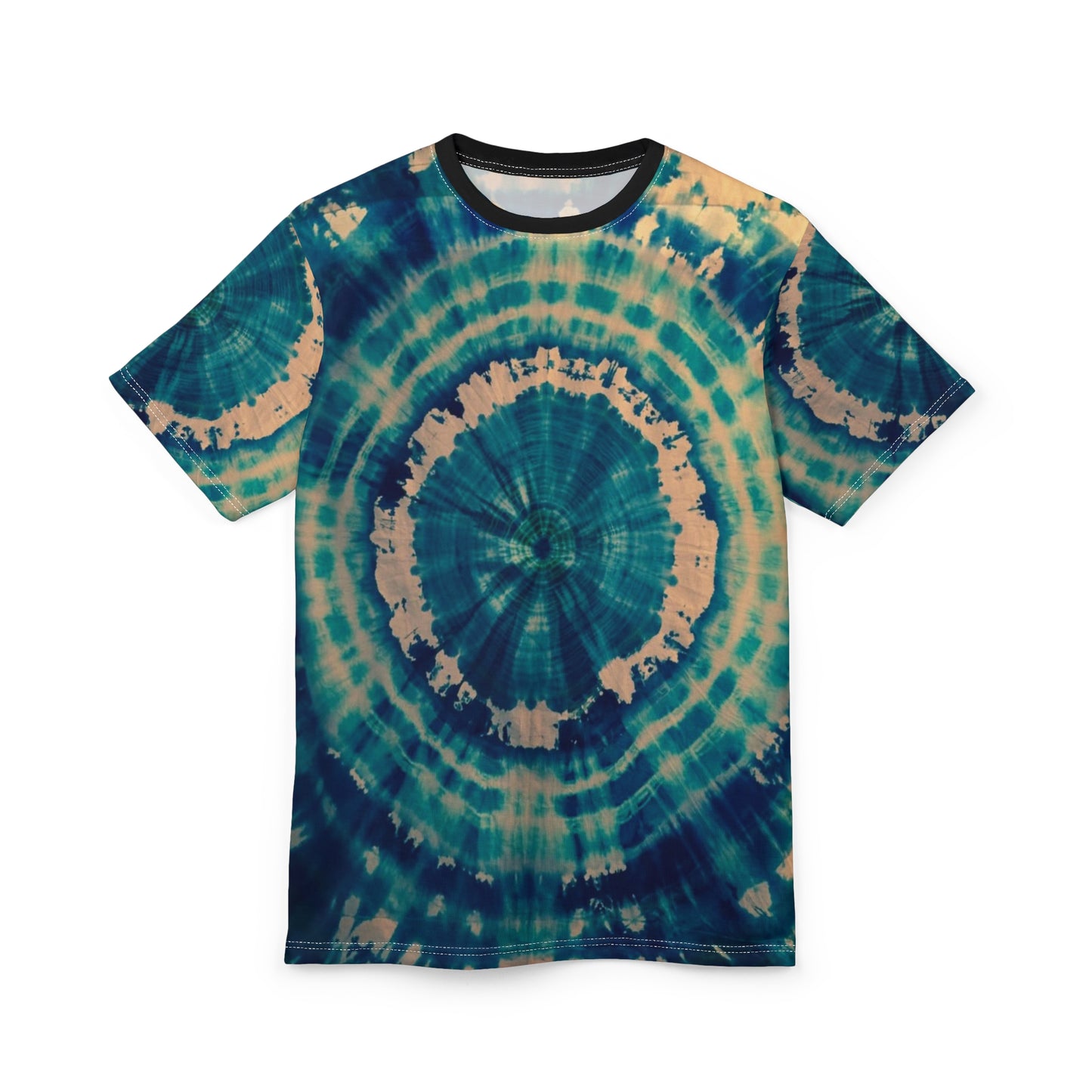 Hippie Tie-Dye T-Shirt, Unisex Cut & Sew Tee, Bohemian Fashion, Festival Wear, Summer Style, Casual Everyday Tee