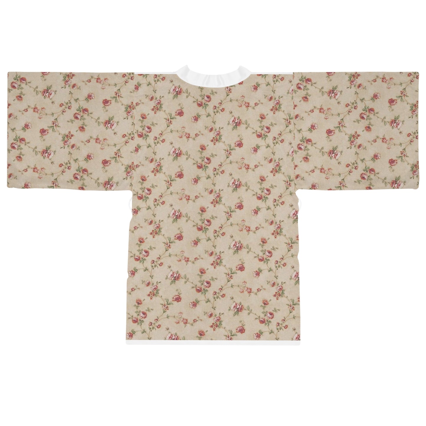 Floral Long Sleeve Kimono Robe, Boho Chic Lounge Wear, Perfect for Spa Days, Bridal Gifts, Cozy Home Aesthetic, Mother's Day Gift