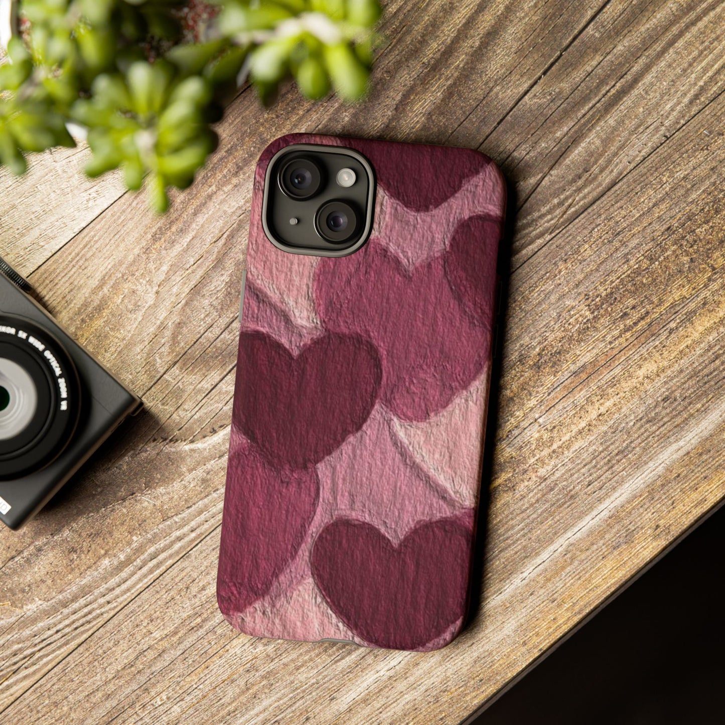 Heartfelt Phone Case, Tough Cases for Love, Stylish Heart Phone Cover, Valentine's Day Gift, Romantic Gift Idea