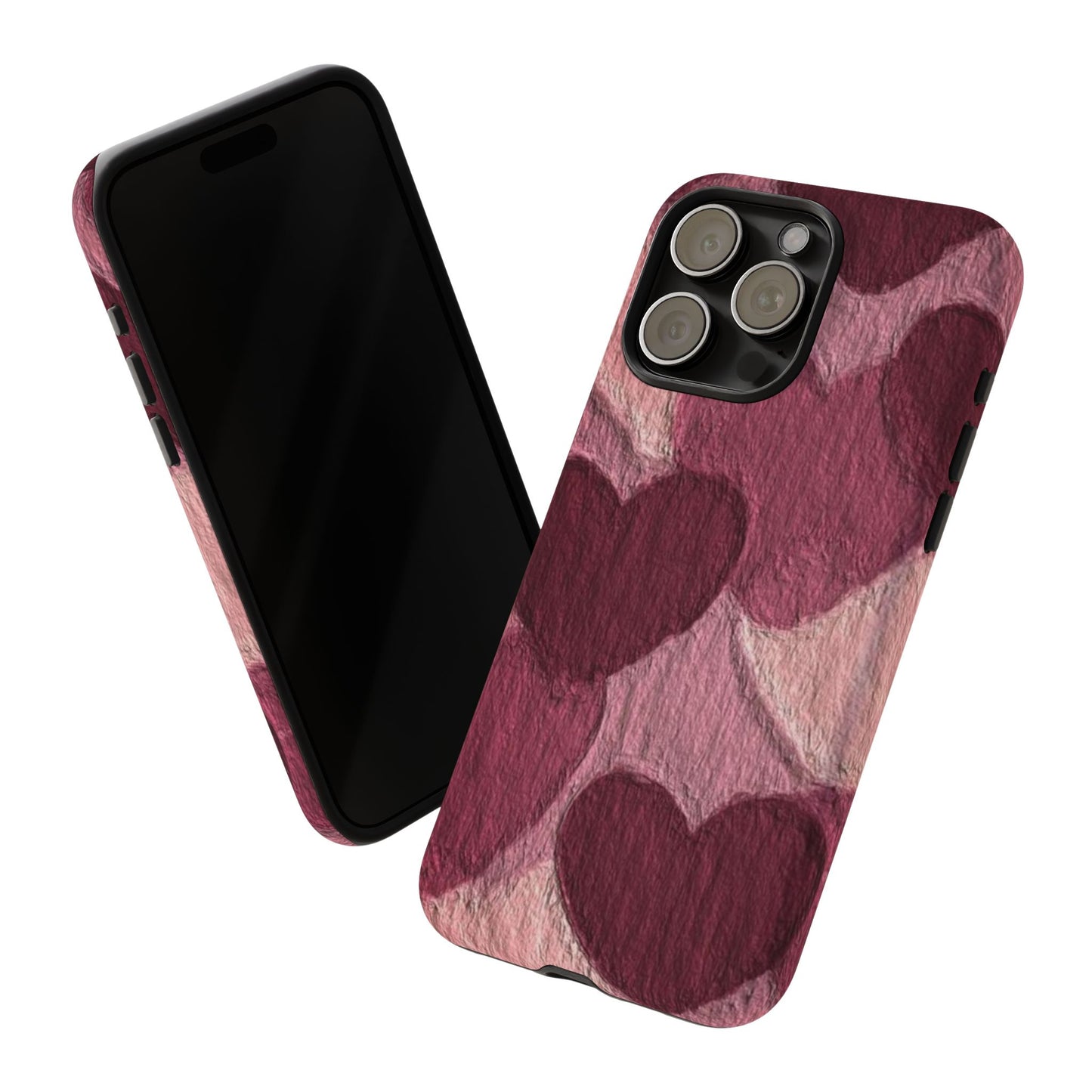 Heartfelt Phone Case, Tough Cases for Love, Stylish Heart Phone Cover, Valentine's Day Gift, Romantic Gift Idea