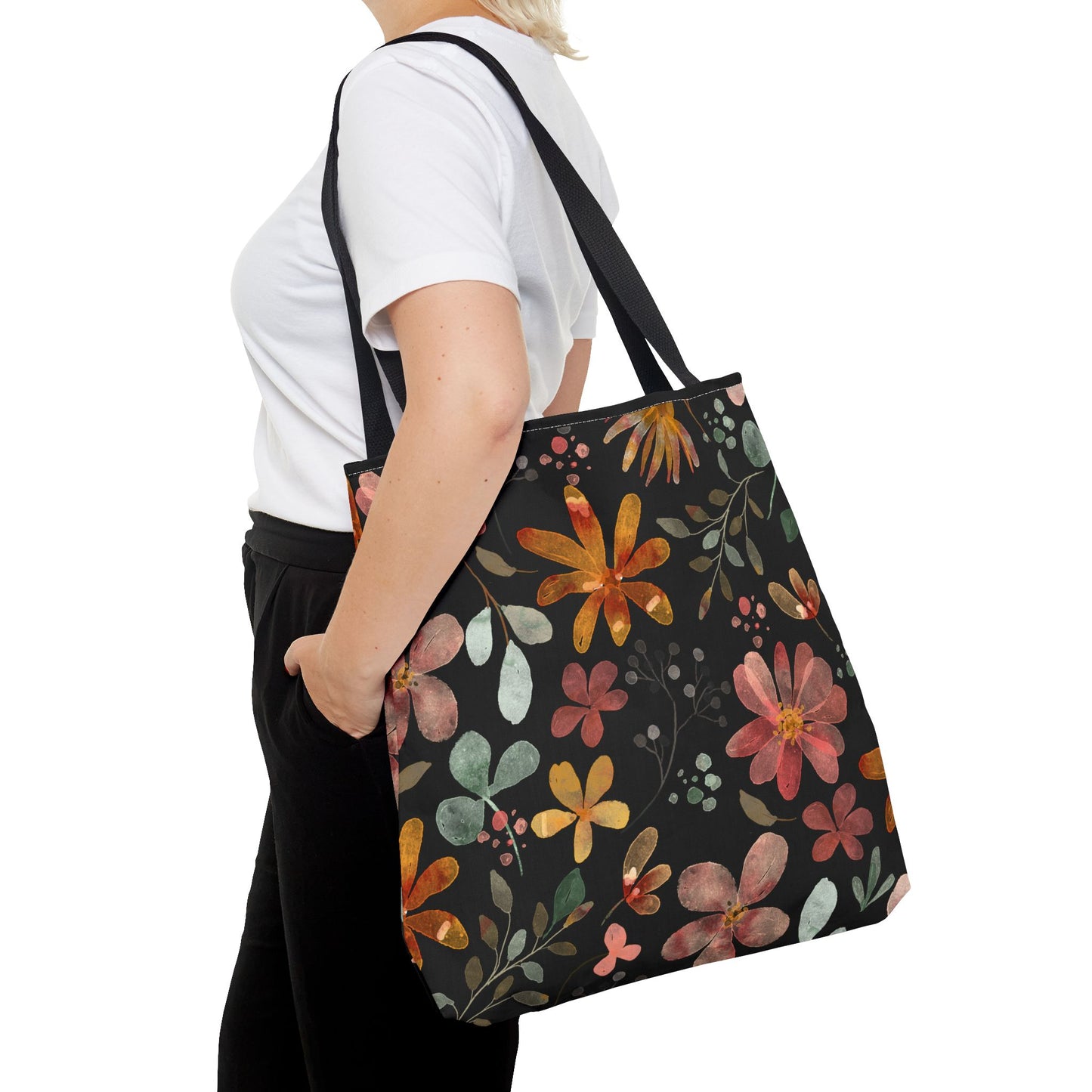 Floral Tote Bag, Boho Style.