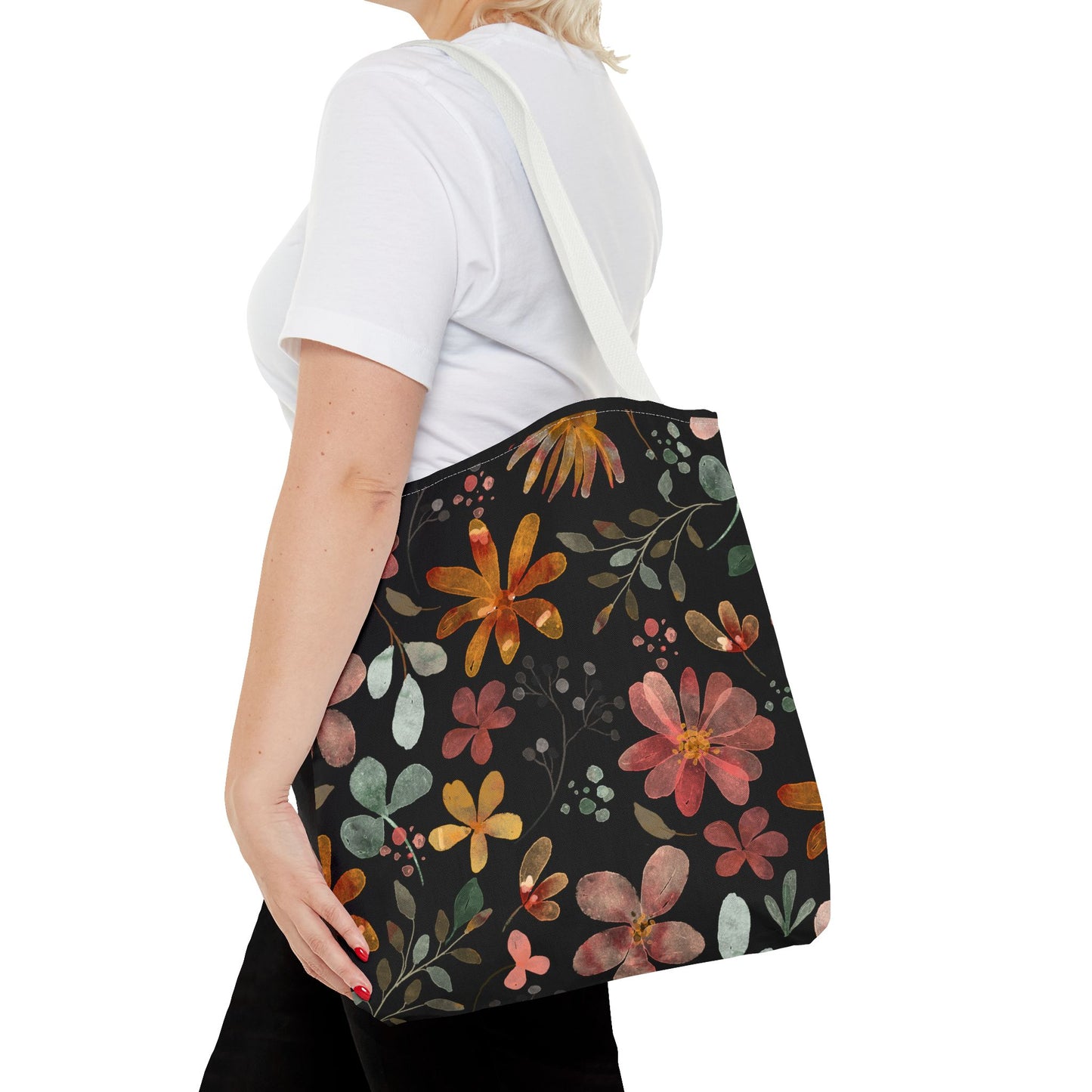 Floral Tote Bag, Boho Style.