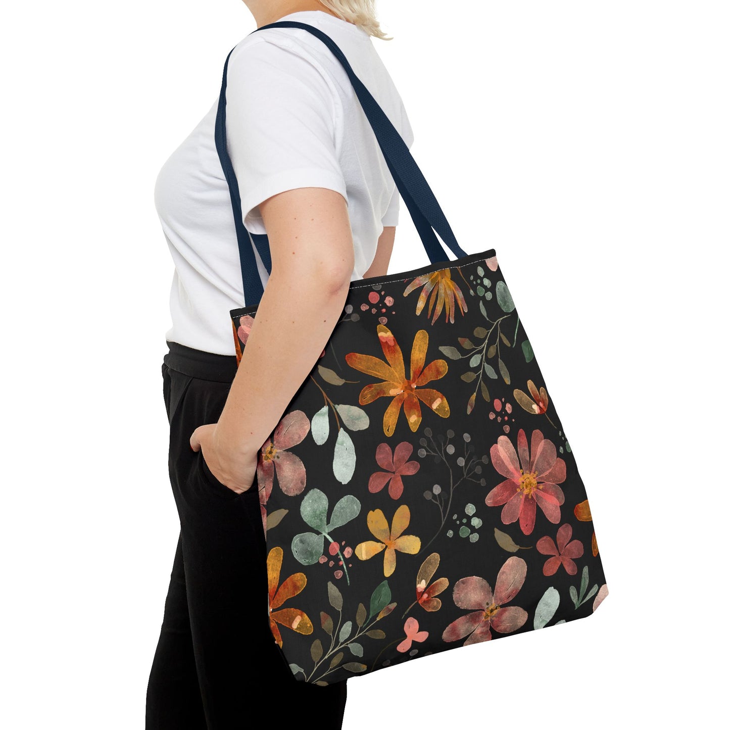 Floral Tote Bag, Boho Style.