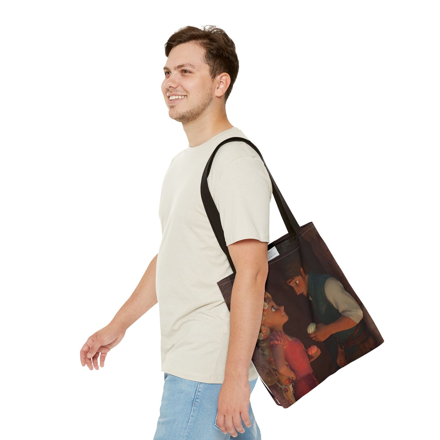 Whimsical Illustrative Tote Bag, Cute Bag for Shopping, Eco-Friendly Gift, Beach Bag, Fun Accessory for Everyday Use