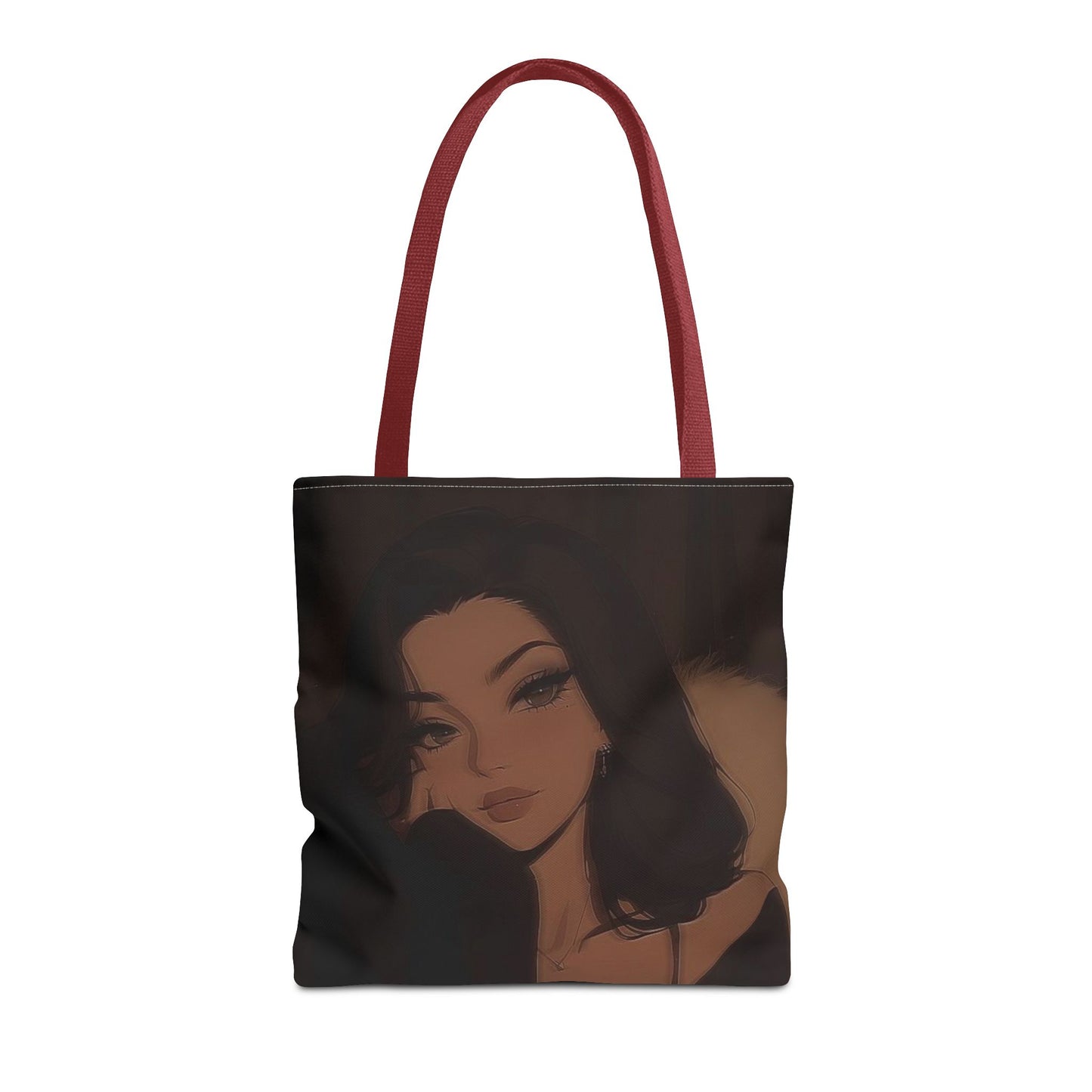 Stylish AOP Tote Bag, Chic Canvas Handbag, Fashionable Reusable Shopper, Trendy Everyday Carryall, Gift for Her, Art Tote