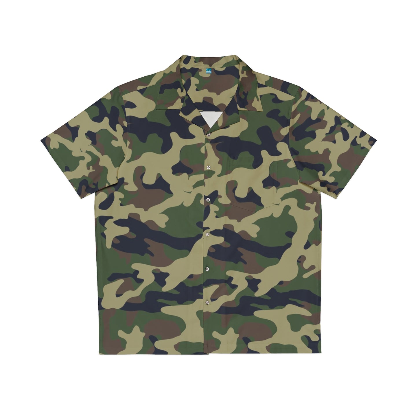 Camo Hawaiian Shirt for Adventure Seekers, Summer Wear, Beach Shirt, Casual Fashion, Outdoor Shirt, Vacation Style