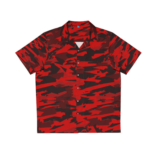 Vibrant Men's Hawaiian Shirt, AOP Partywear, Beach Vacation Top, Summer Attire, Casual Wear, Unique Gift Idea