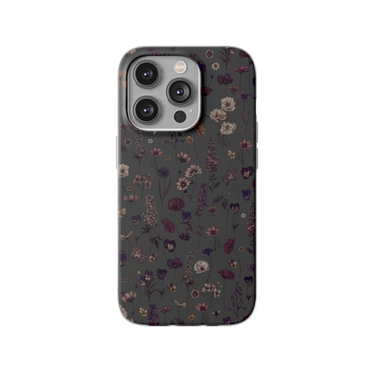 Floral Flexi Case - Elegant Phone Case, Vintage Floral Design, Stylish Tech Accessory, Gift for Her, Floral Phone Cover, Spring Vibes