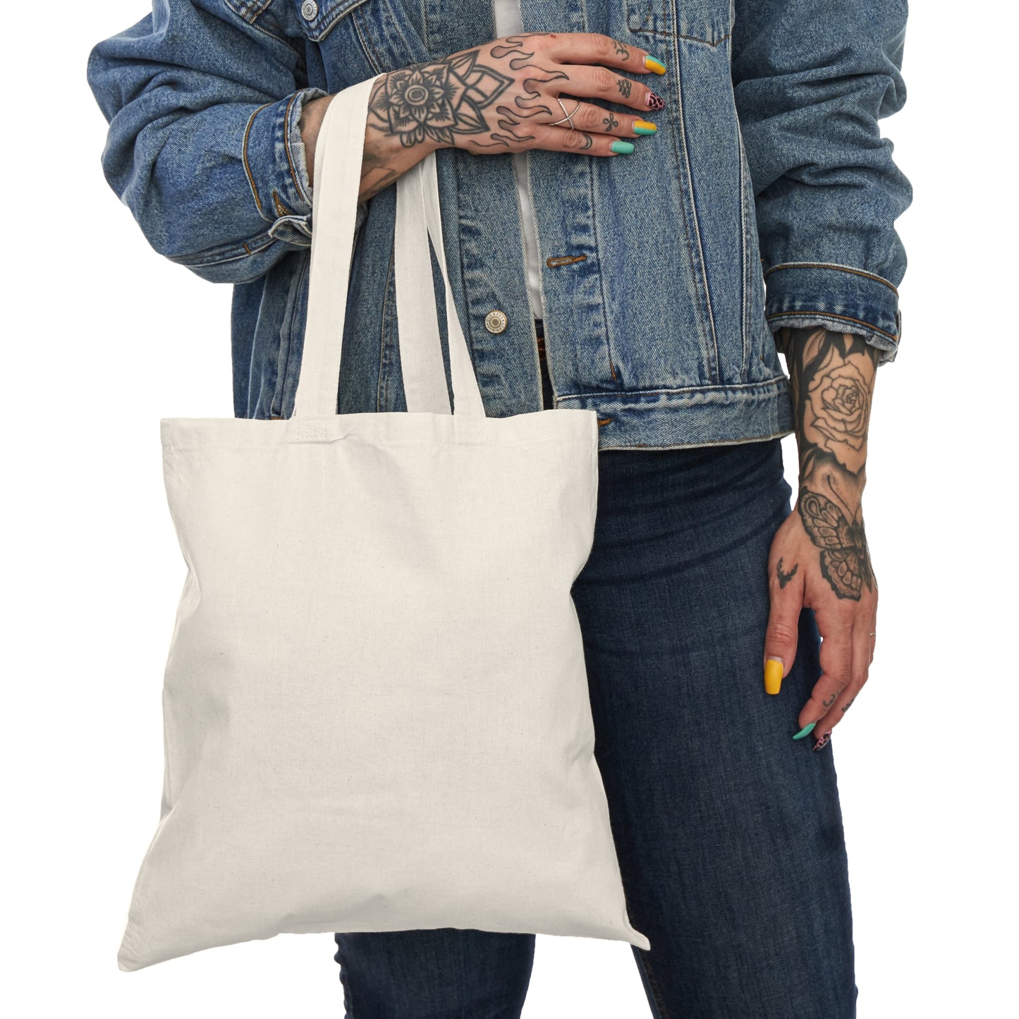 Chic Natural Tote Bag | Stylish Eco-Friendly Shopping Bag, Reusable Grocery Tote, Everyday Bag, Gift for Her, Minimalist Design