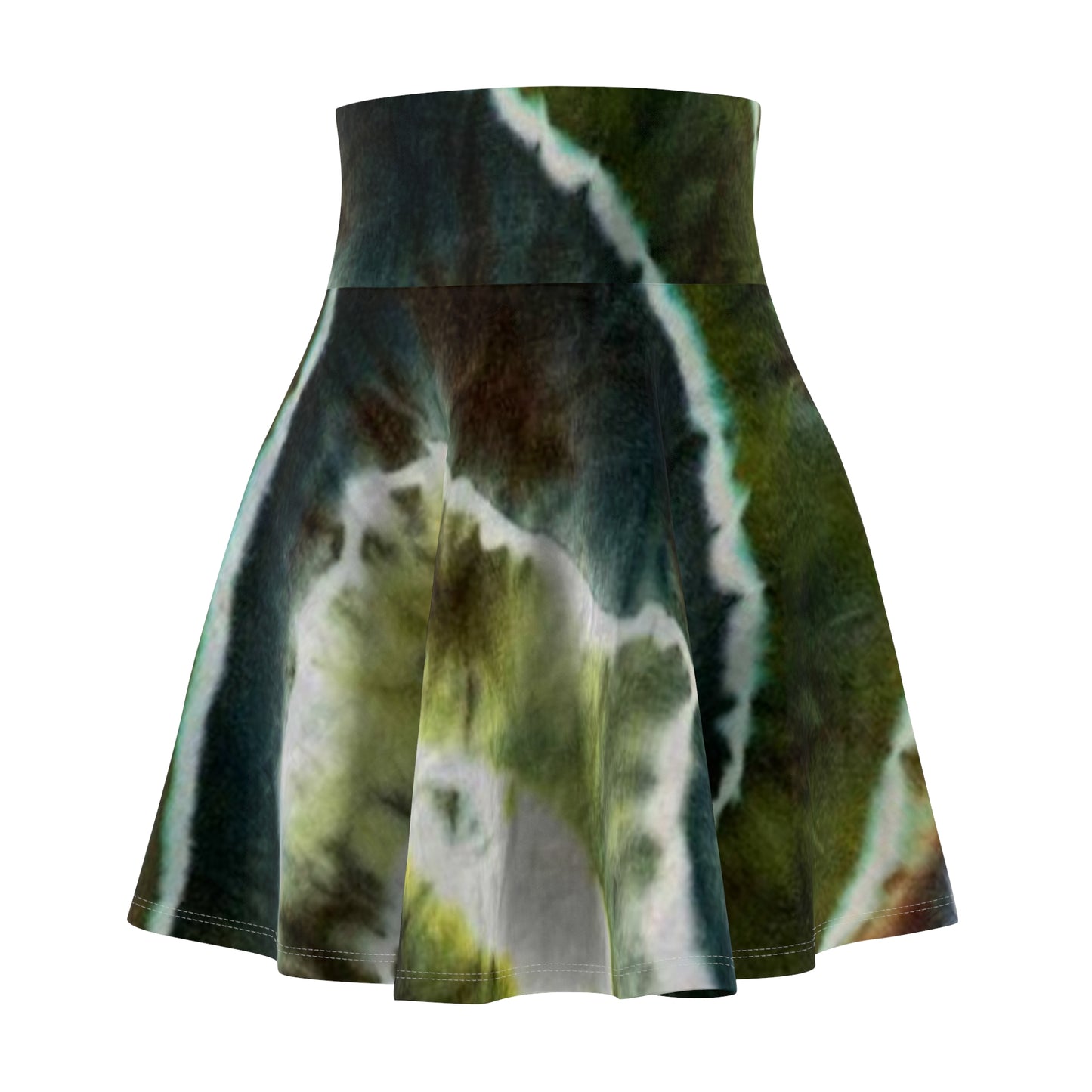 Bohemian Floral Women's Skater Skirt, Stylish Sun Dress, Eco-Friendly Apparel, Festival Attire, Casual Fashion, Summer Wardrobe