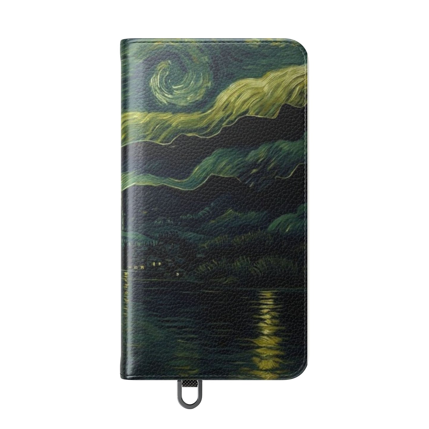 Starry Night Flip Case, Artistic Phone Sleeve, Unique Cell Phone Cover, Gift for Art Lovers, Customizable Smartphone Case