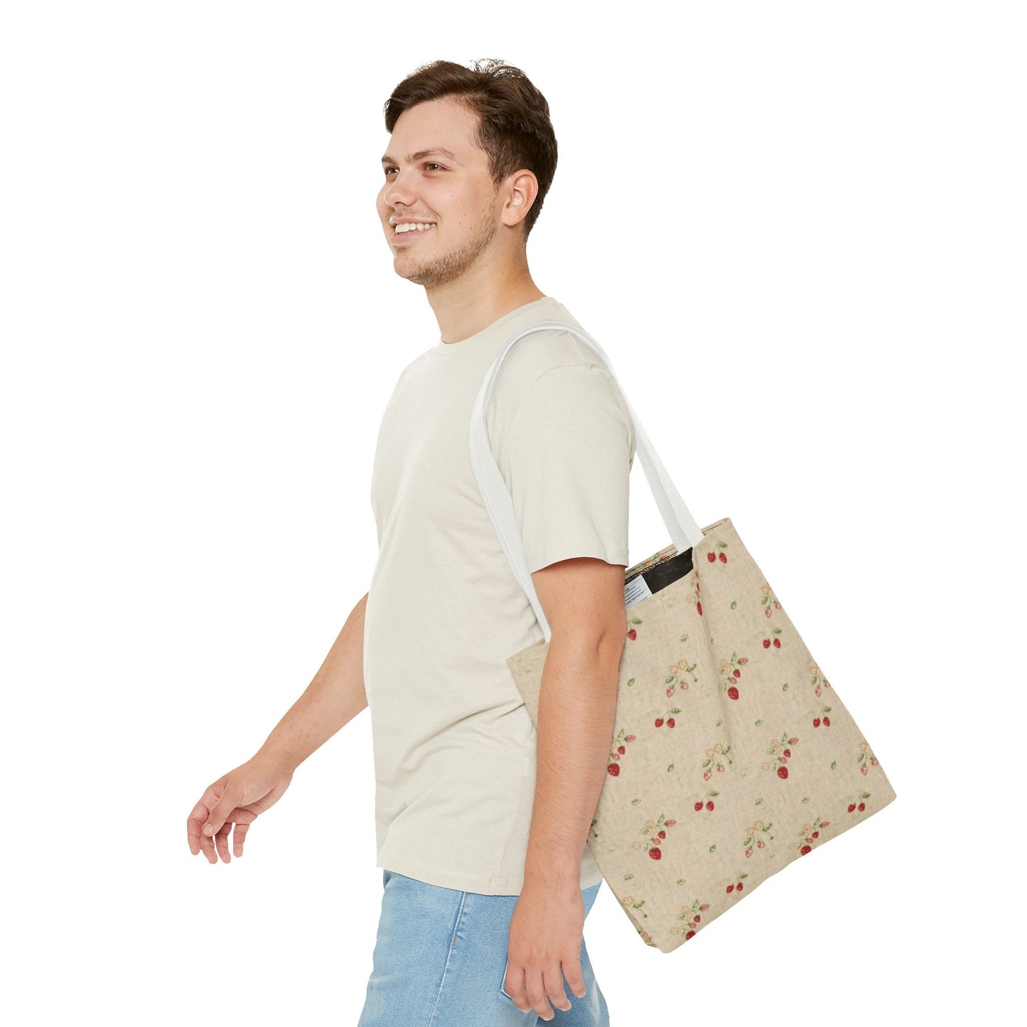 Chic Floral Tote Bag, Everyday Carryall, Eco-Friendly Bag, Gift for Her, Shopping Companion, Spring Fashion Essential