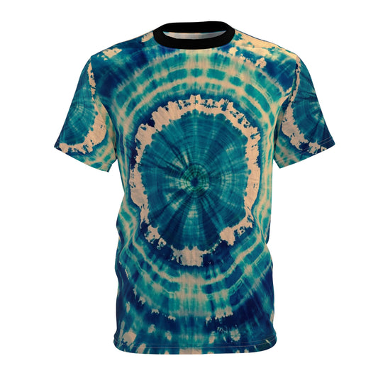 Hippie Tie-Dye T-Shirt, Unisex Cut & Sew Tee, Bohemian Fashion, Festival Wear, Summer Style, Casual Everyday Tee