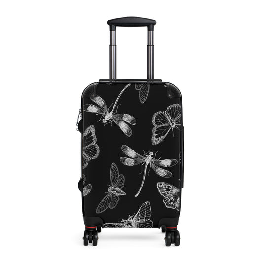 Elegant Butterfly Print Luggage, Travel Bag, Suitcase for Wanderlust, Stylish Travel Accessory, Gift for Travelers