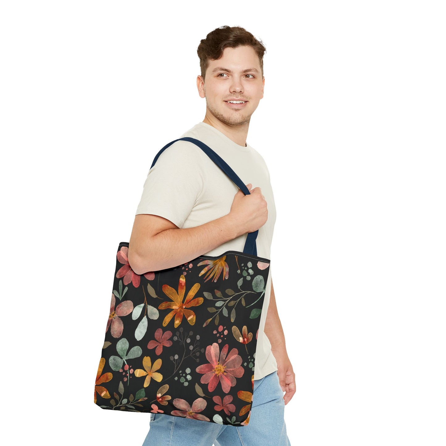 Floral Tote Bag, Boho Style.