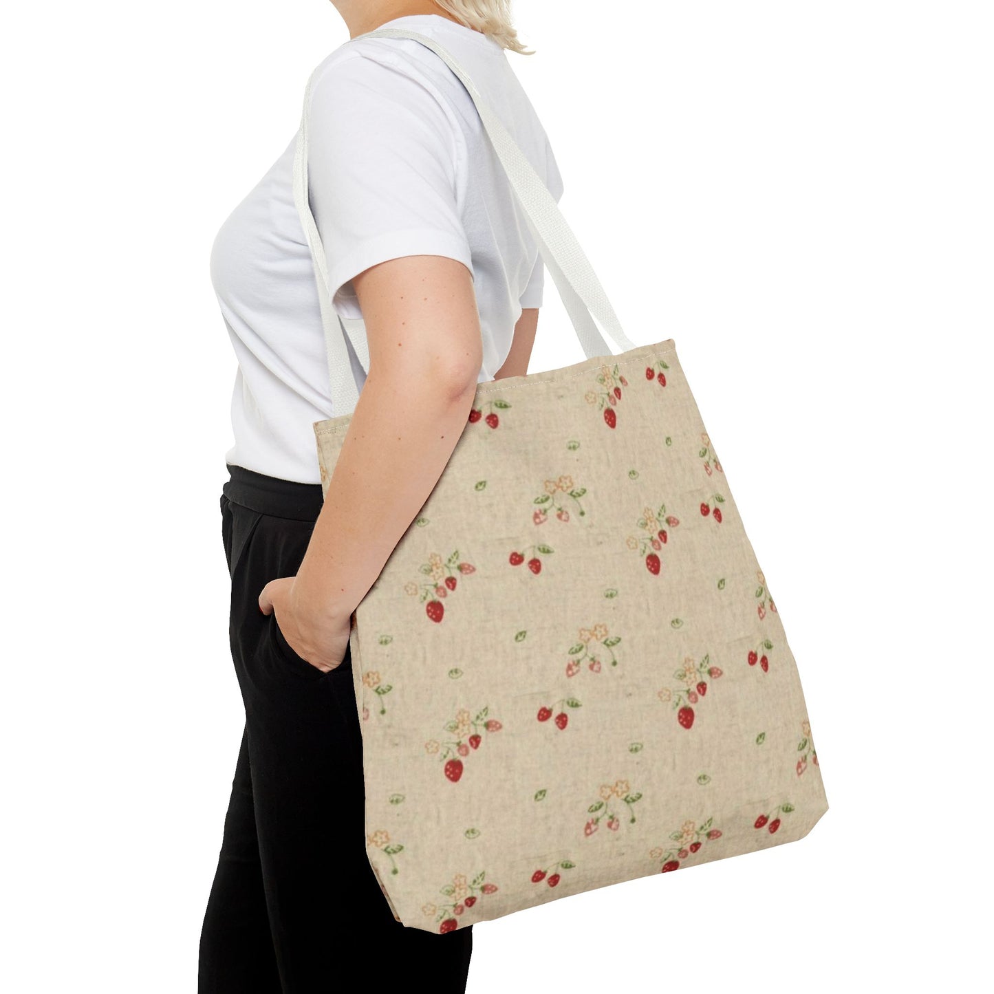 Chic Floral Tote Bag, Everyday Carryall, Eco-Friendly Bag, Gift for Her, Shopping Companion, Spring Fashion Essential