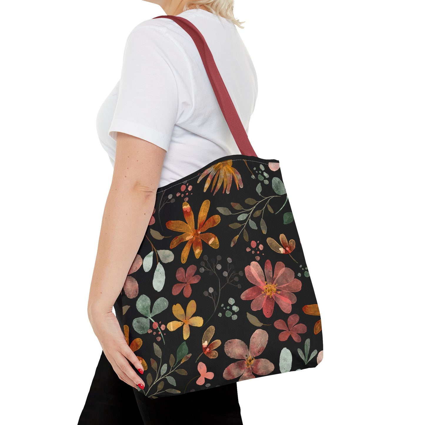Floral Tote Bag, Boho Style.