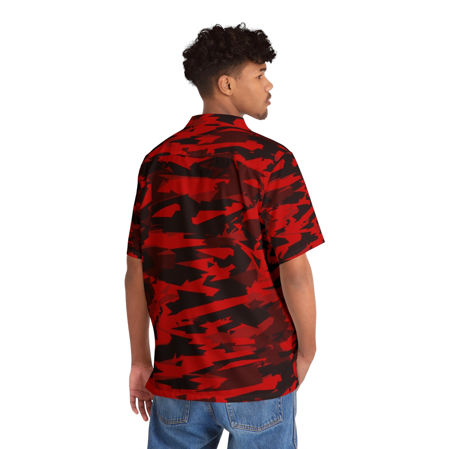 Vibrant Men's Hawaiian Shirt, AOP Partywear, Beach Vacation Top, Summer Attire, Casual Wear, Unique Gift Idea