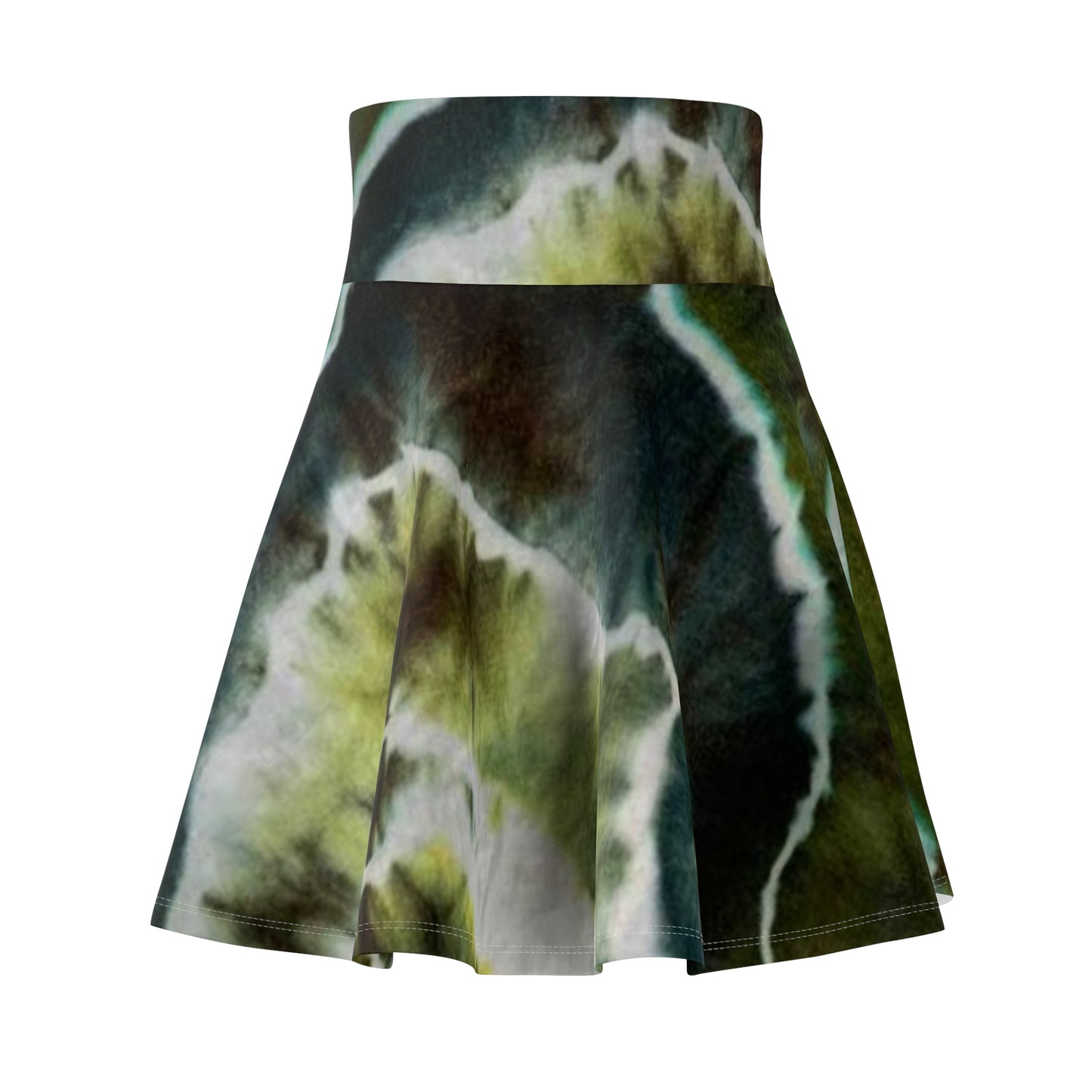 Bohemian Floral Women's Skater Skirt, Stylish Sun Dress, Eco-Friendly Apparel, Festival Attire, Casual Fashion, Summer Wardrobe