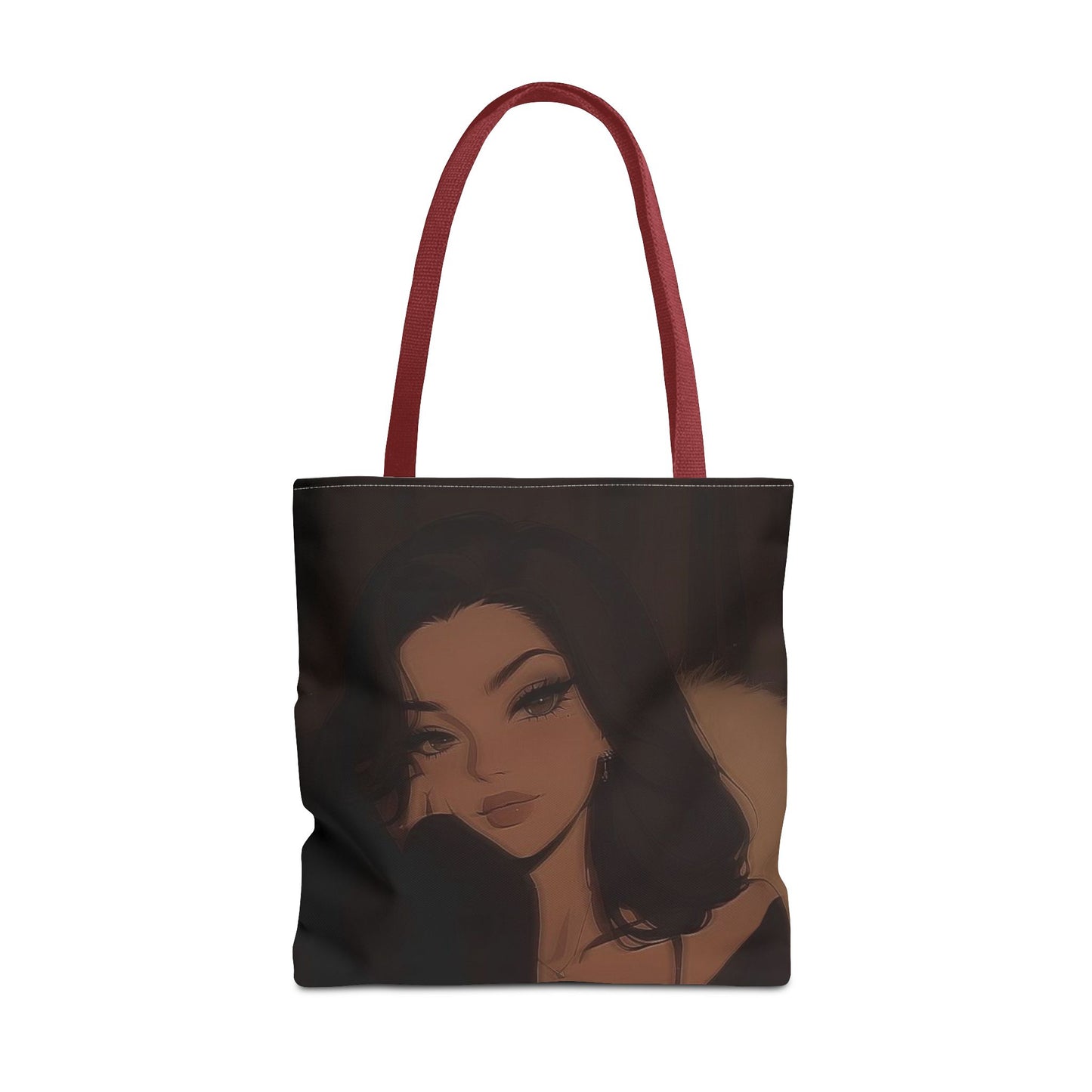 Stylish AOP Tote Bag, Chic Canvas Handbag, Fashionable Reusable Shopper, Trendy Everyday Carryall, Gift for Her, Art Tote