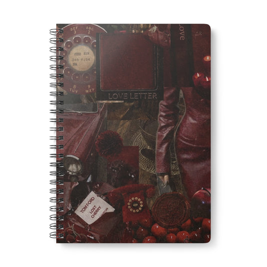 Romantic Wirobound Notebook, Perfect for Love Letters, Journaling, Gifts for Her, Valentine's Day, A5 Writing Companion