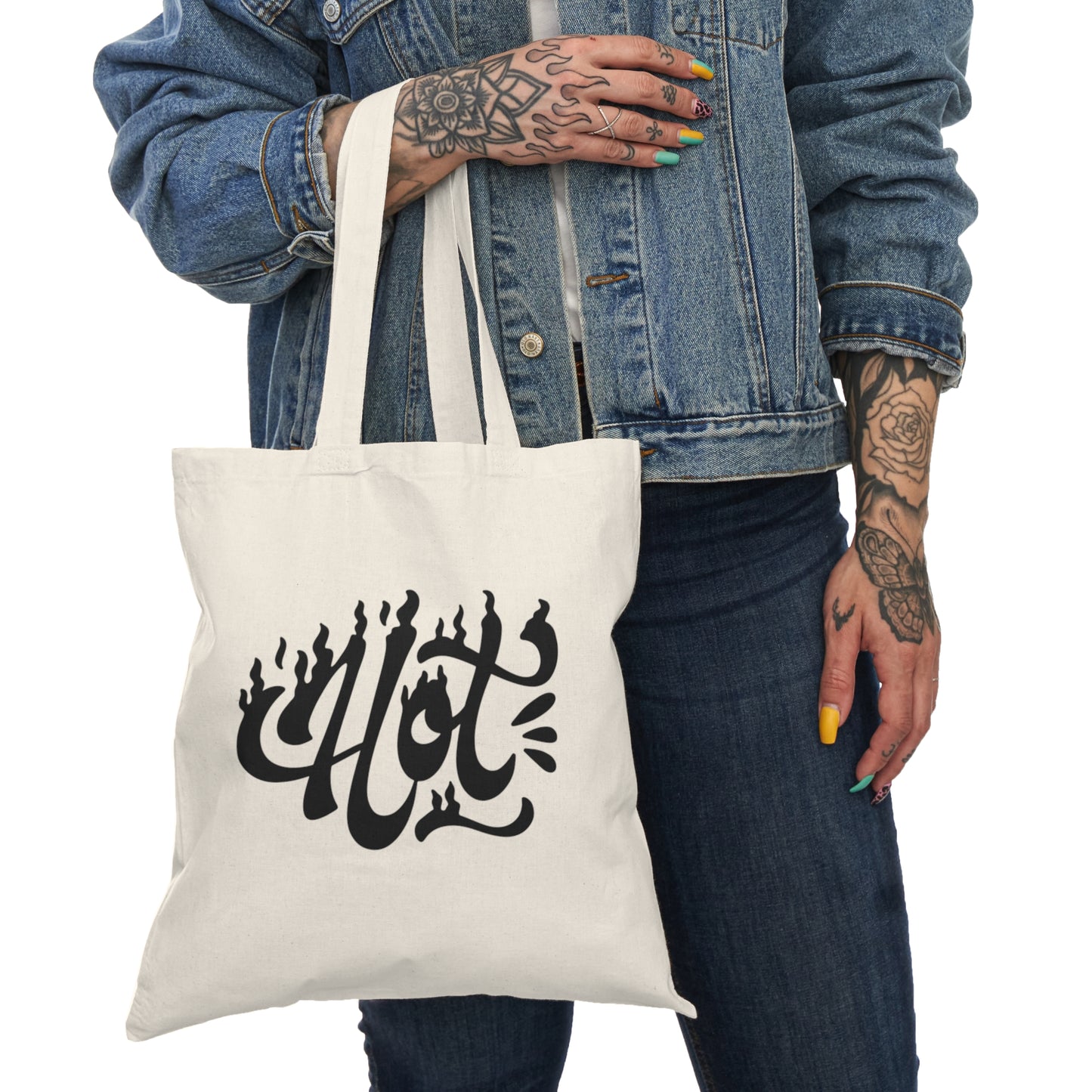 Chic Natural Tote Bag | Stylish Eco-Friendly Shopping Bag, Reusable Grocery Tote, Everyday Bag, Gift for Her, Minimalist Design